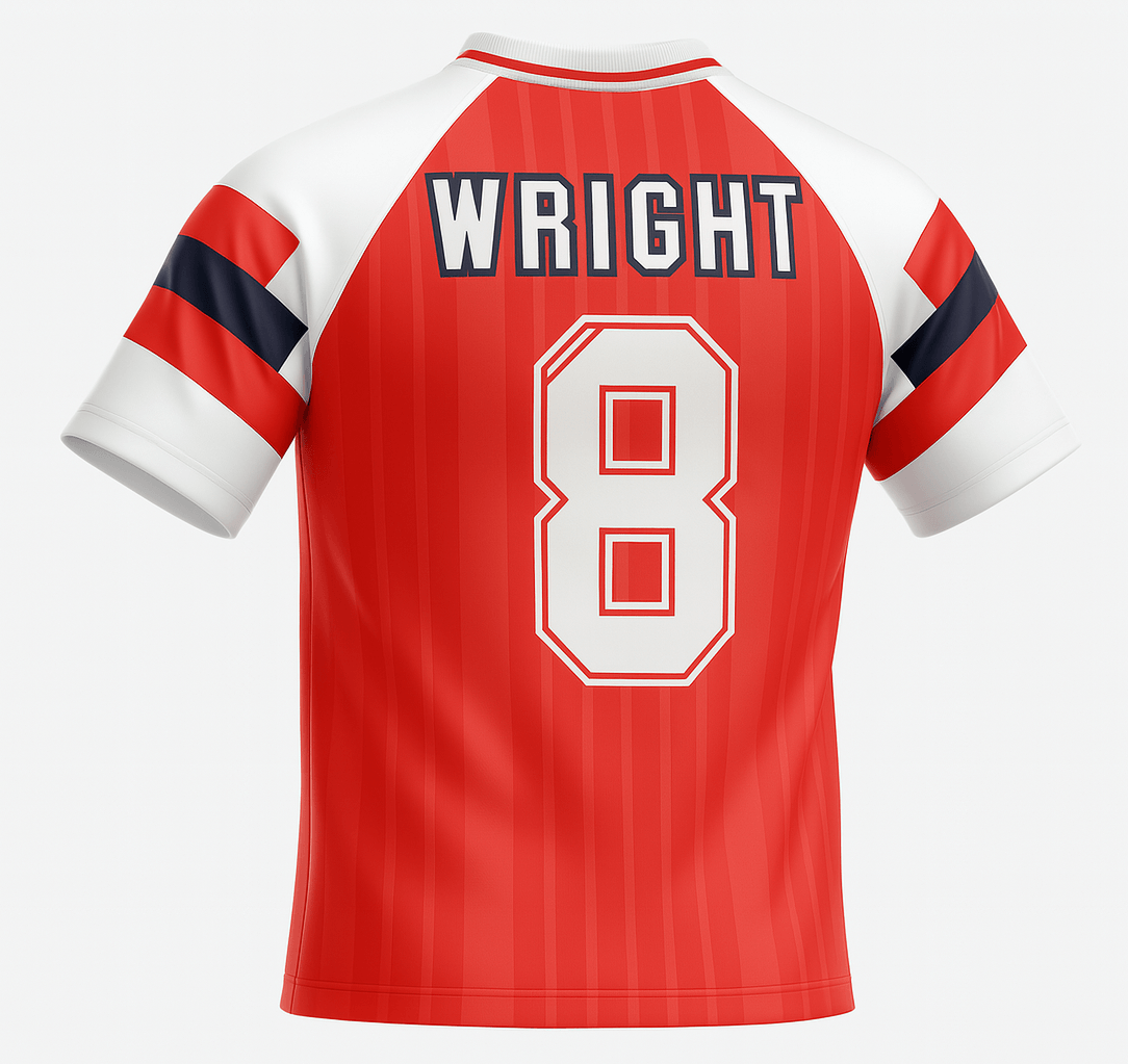 1992–94 Arsenal Home Wright #8 (Feels Like New) - Size XL