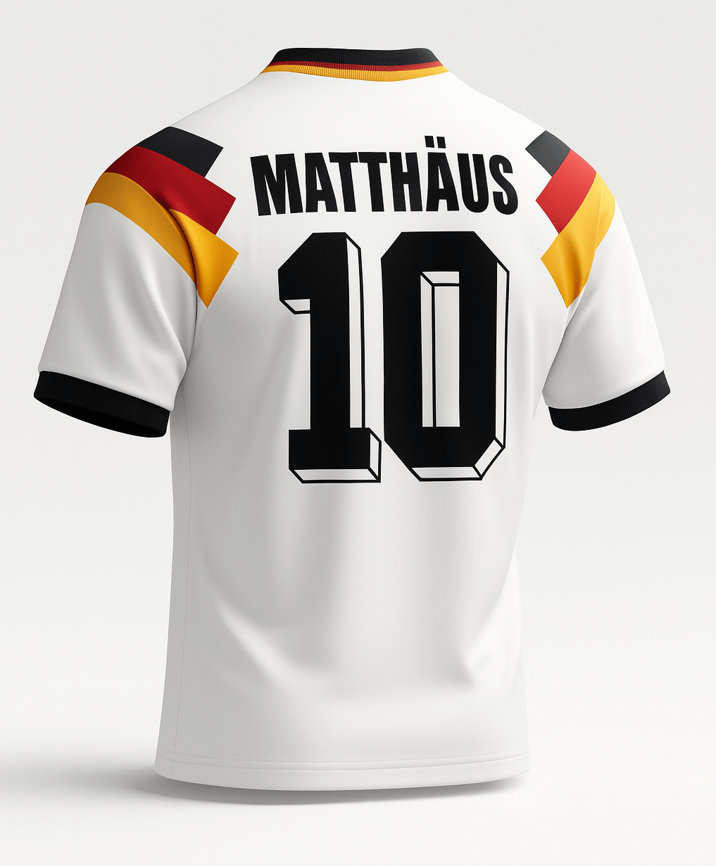 1992 Germany Home Matthaus #10 (Feels Like New) - Size XXL