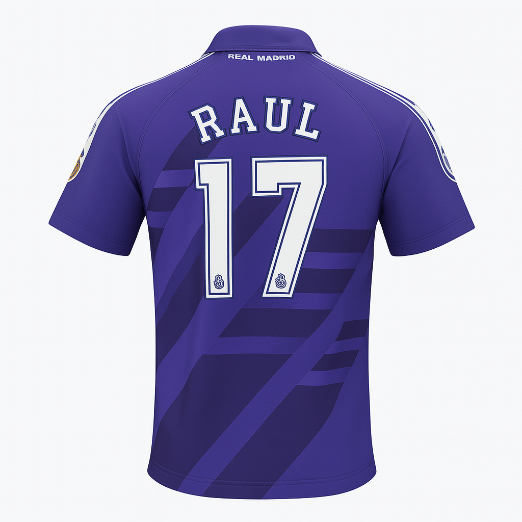 1994–96 Real Madrid Away Raul #17 (Feels Like New) - Size XXL