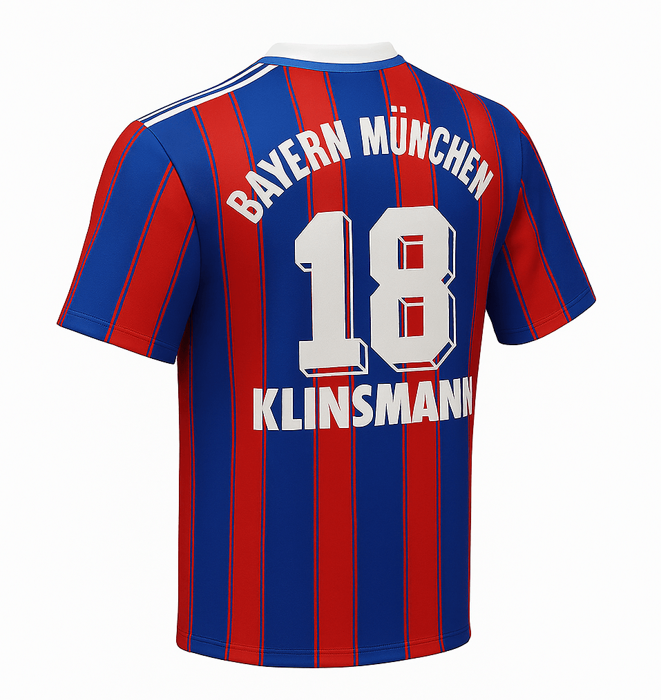 1995–97 Bayern Munich Home Klinsmann #18 (Feels Like New) - Size S