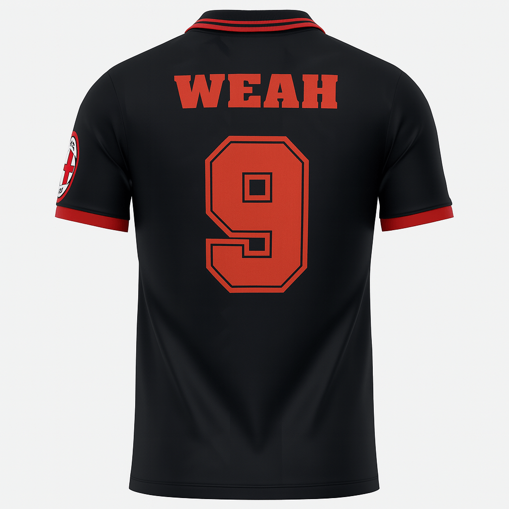 1996–97 AC Milan Third Weah #9 (Feels Like New) - Size M
