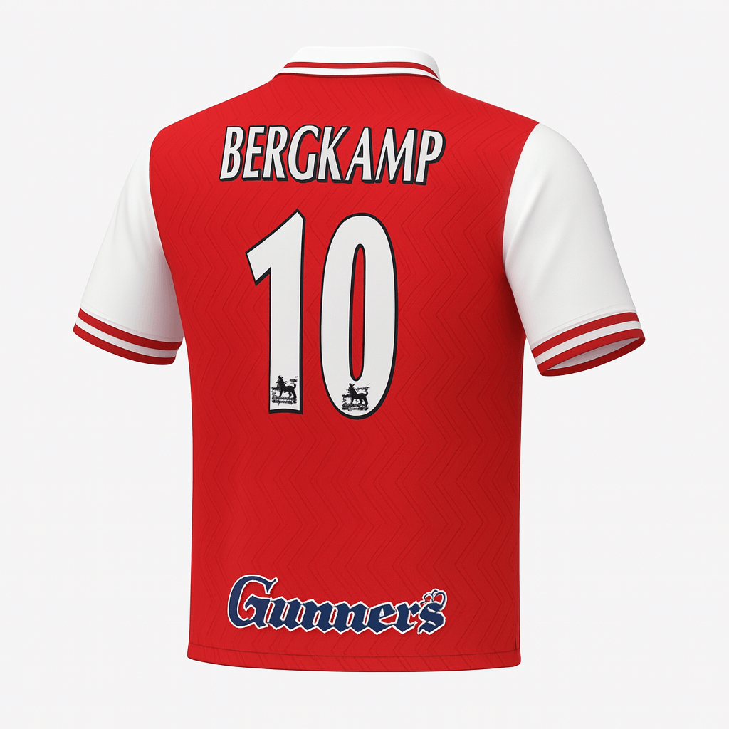 1996–98 Arsenal Home Bergkamp #10 (Feels Like New) - Size XXL