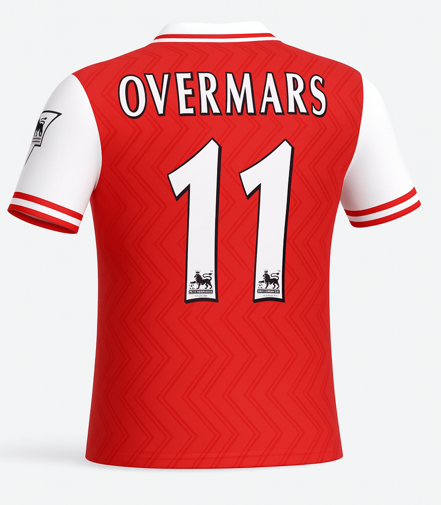 1996–98 Arsenal Home Overmars #11 (Feels Like New) - Size XXL