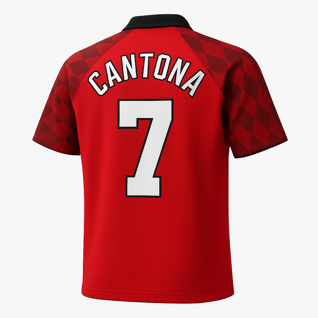 1996–98 Manchester United Home Cantona #7 (Feels Like New) - Size XL