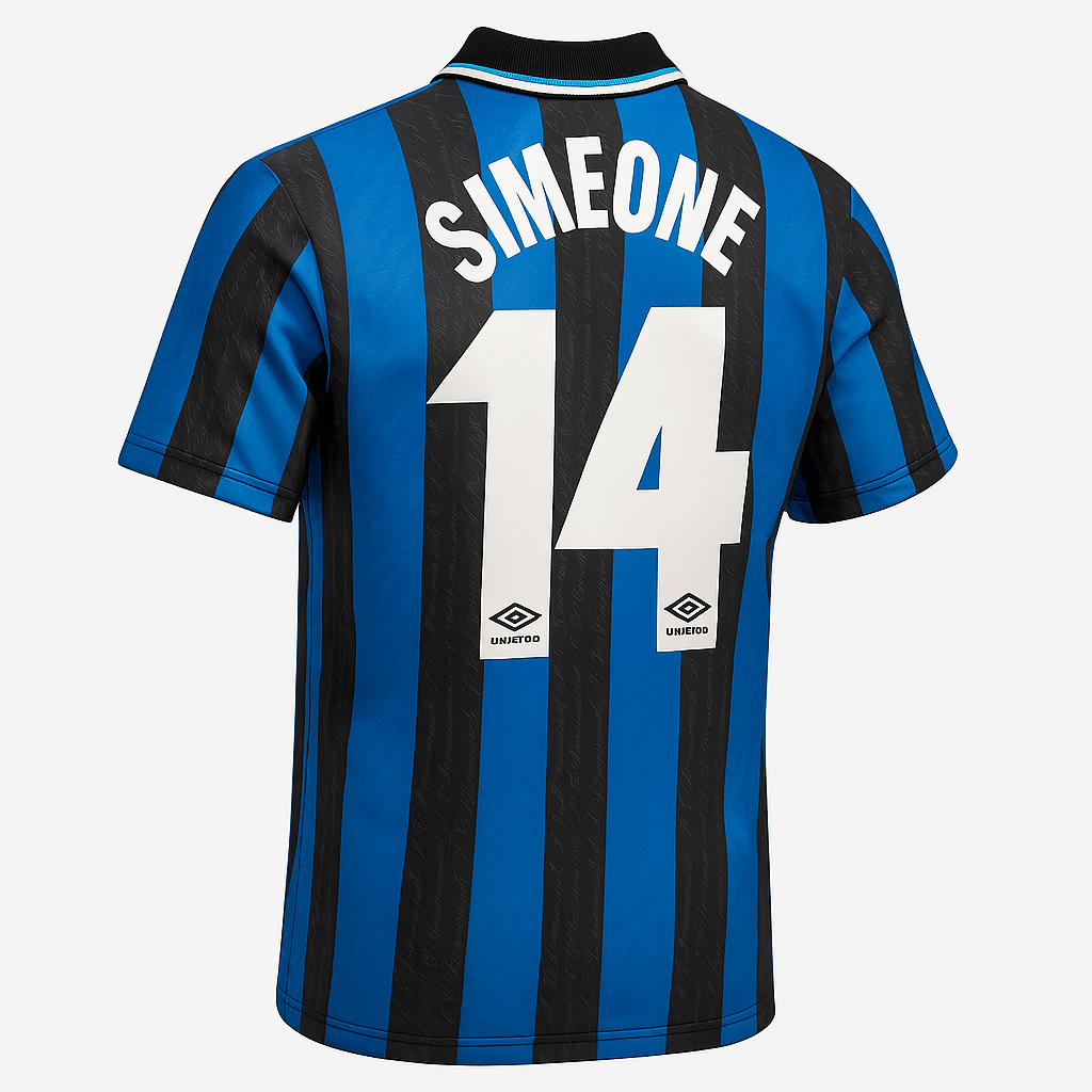 1997–98 Inter Milan Home Simeone #14 (Feels Like New) - Size S