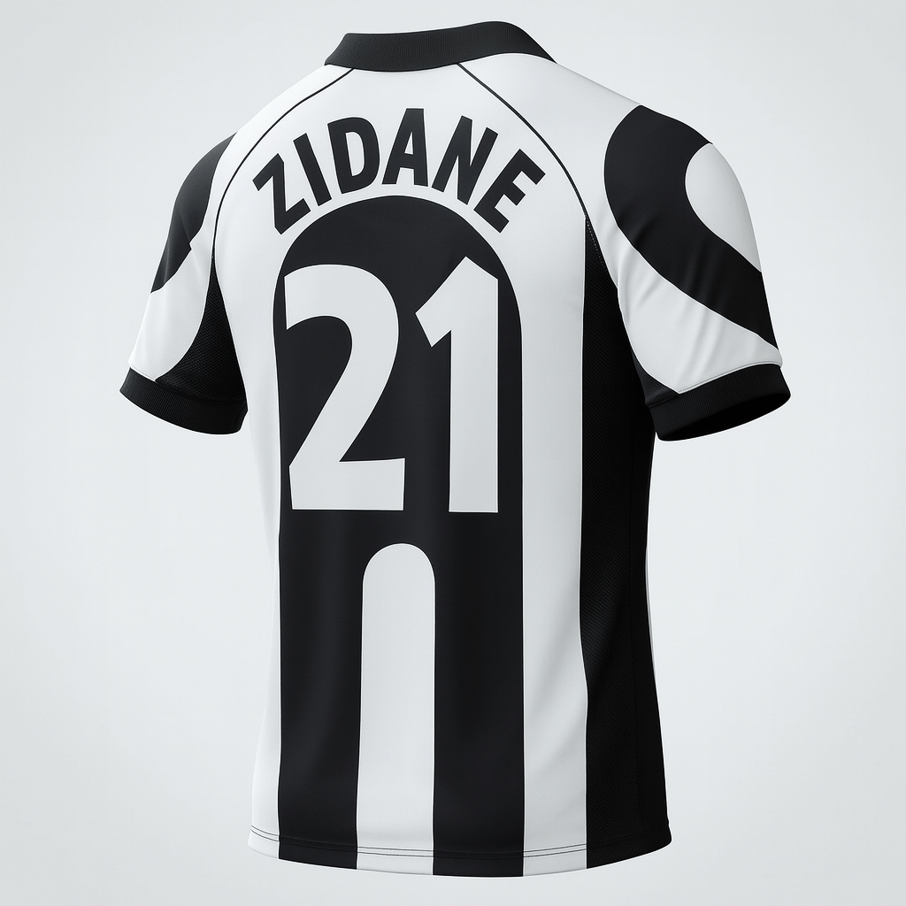 1997–98 Juventus Home Zidane #21 (Feels Like New) - Size XS
