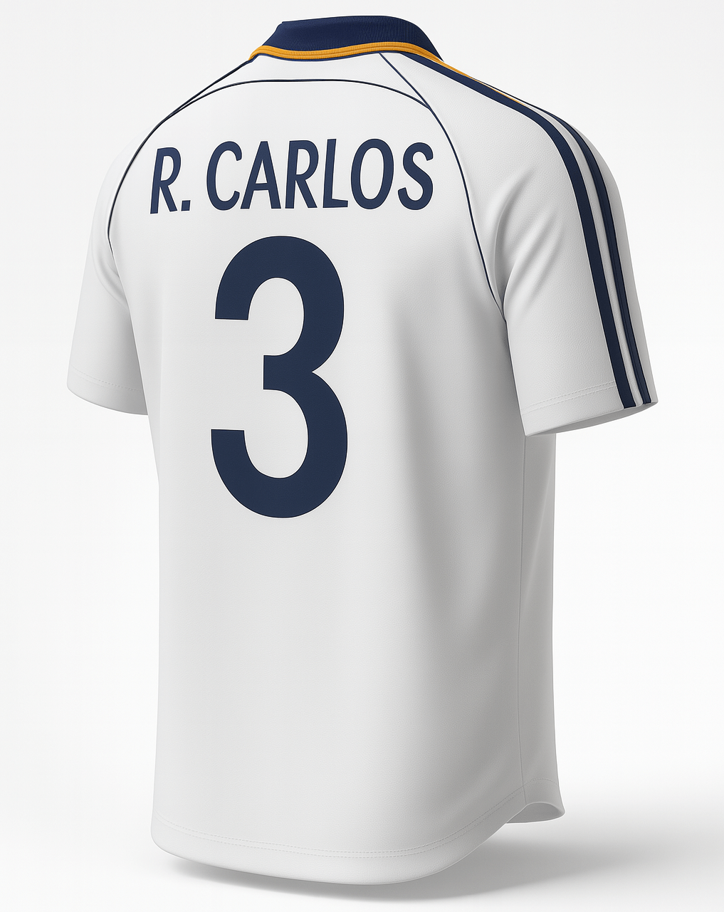 1998–00 Real Madrid Home R.Carlos #3 (Feels Like New) - Size XS