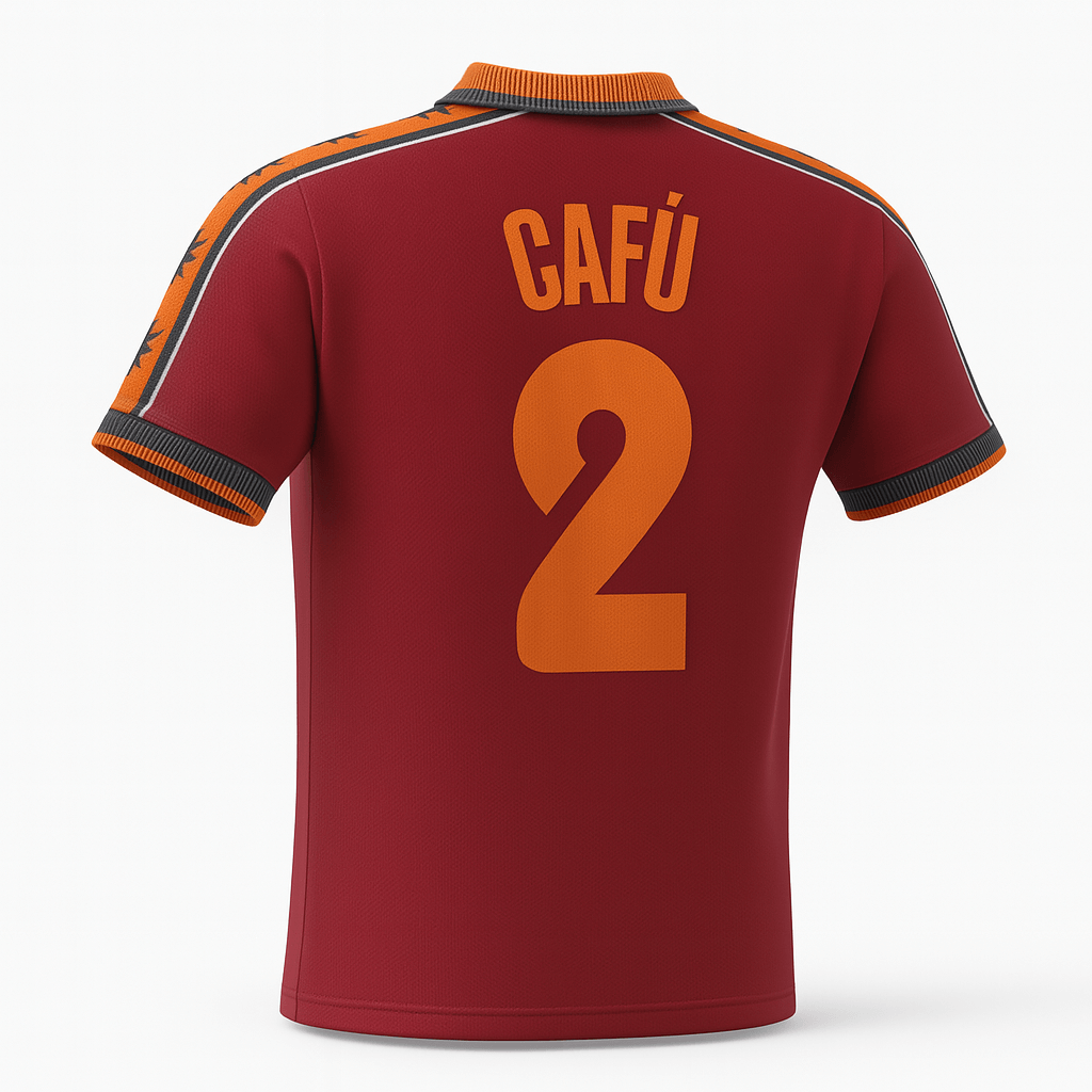 1998–99 Roma Home Cafu #2 (Feels Like New) - Size XXL