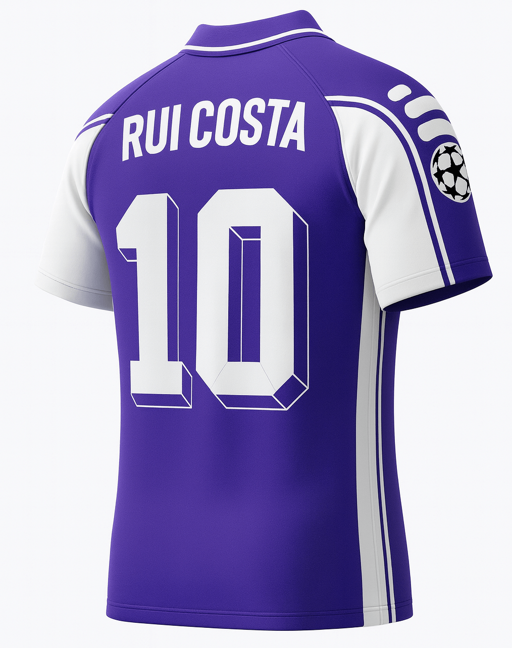 1999–00 Fiorentina Home Rui Costa #10 (Feels Like New) - Size XXL