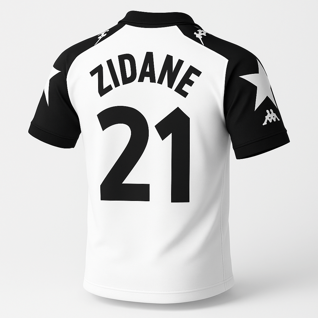 1999–00 Juventus Away Zidane #21 (Feels Like New) - Size XS