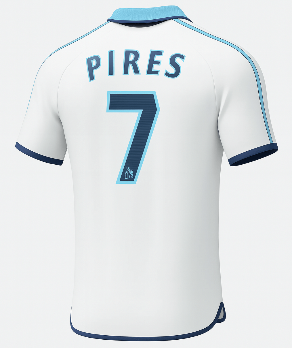 1999–00 Olympique Marseille Home Pirès #7 (Feels Like New) - Size S