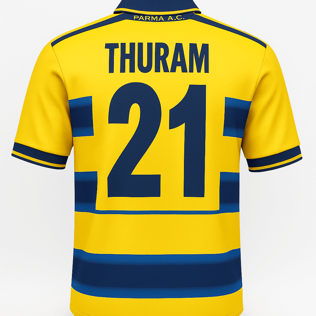 2000–01 Parma Home Thuram #21 (Feels Like New) - Size L