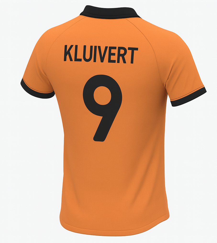 2000 Netherlands Home Kluivert #9 (Feels Like New) - Size L