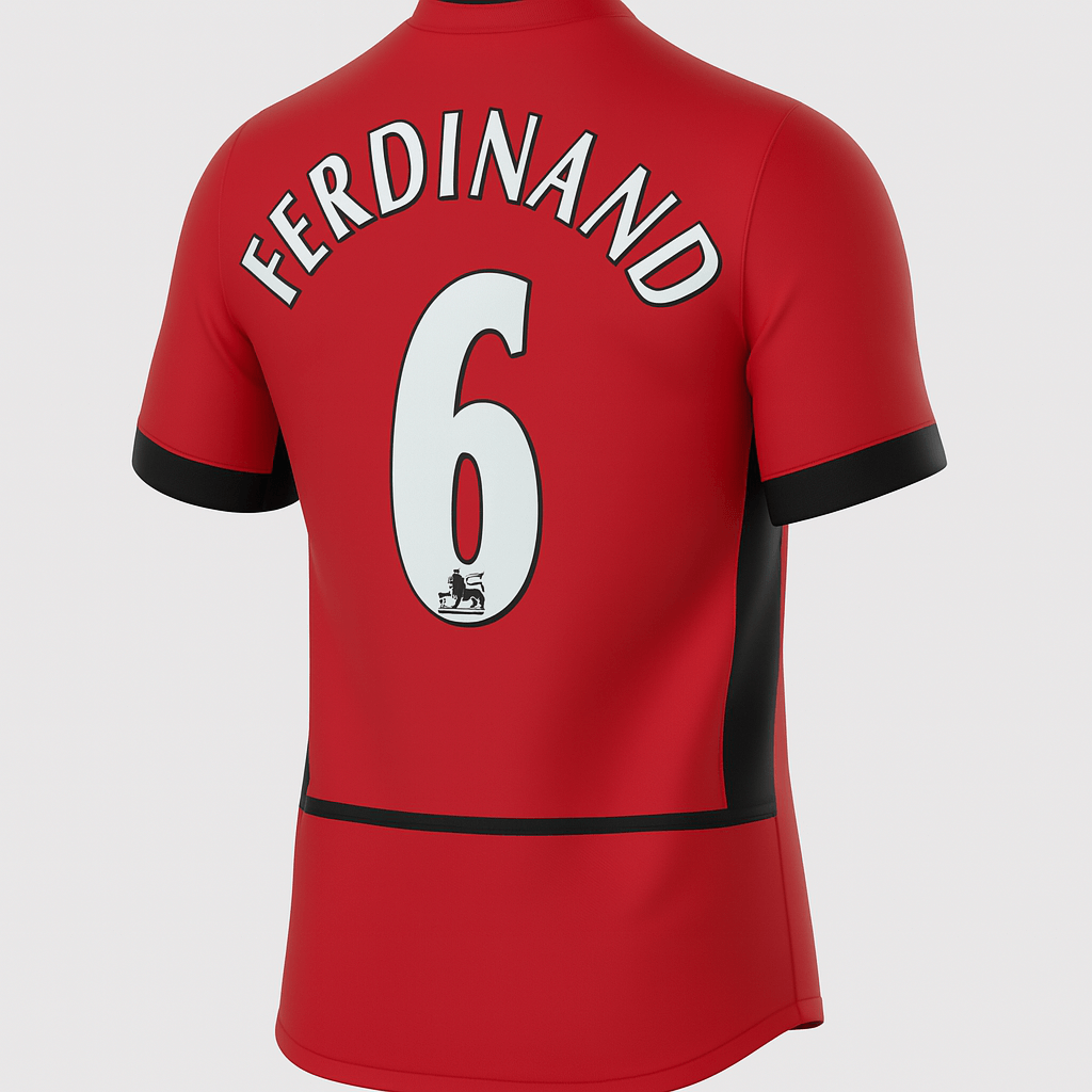 2002–04 Manchester United Home Ferdinand #6 (Feels Like New) - Size XL
