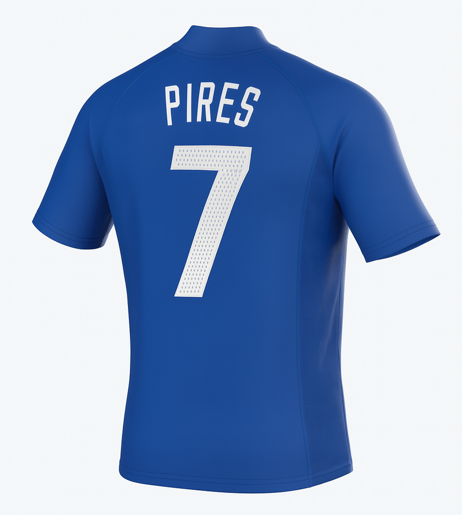 2002 France Home Pires #7 (Feels Like New) - Size L