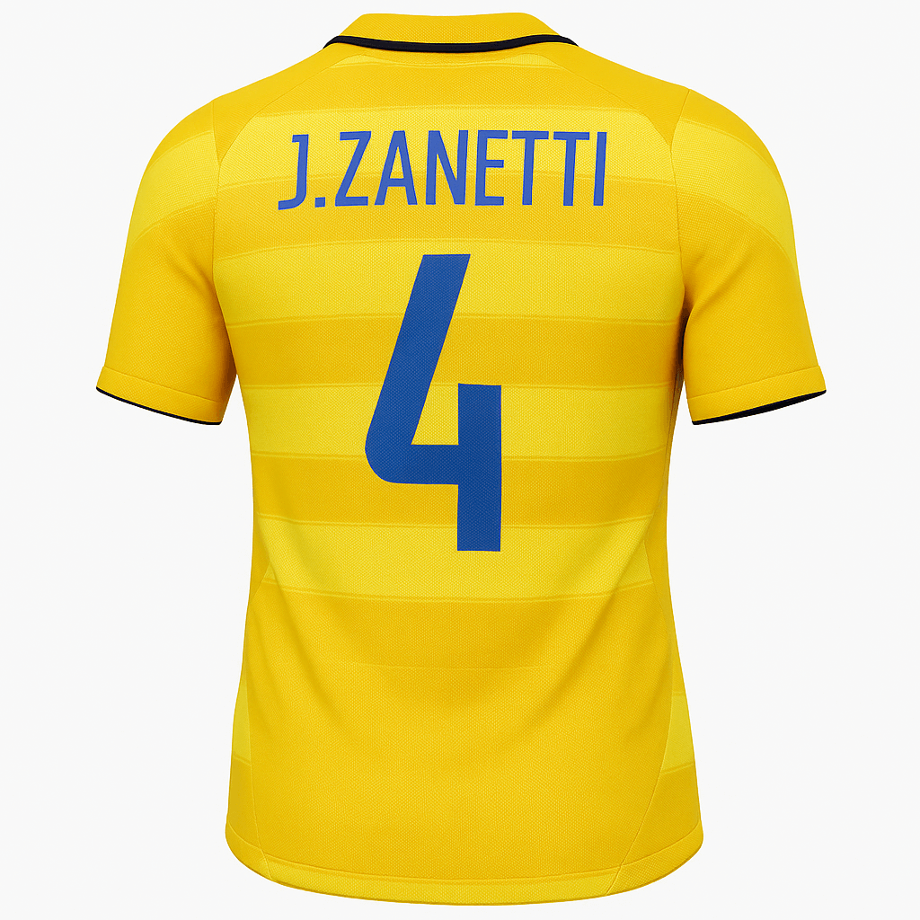 2003–04 Inter Milan Away J.Zanetti #4 (Feels Like New) - Size XS
