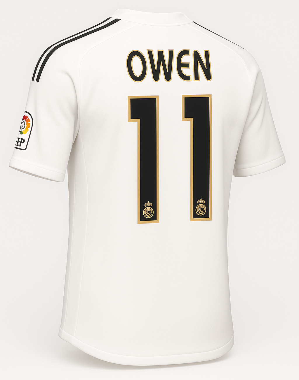 2003–04 Real Madrid Home Owen #11 (Feels Like New) - Size S