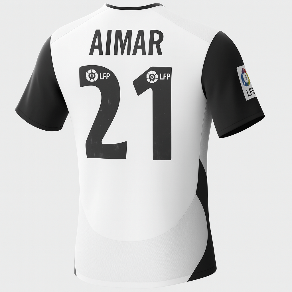 2003–04 Valencia Home Aimar #21 (Feels Like New) - Size XL
