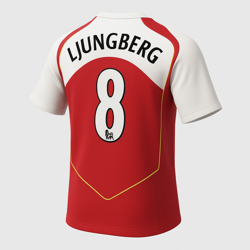 2004–05 Arsenal Home Ljungberg #8 (Feels Like New) - Size XL