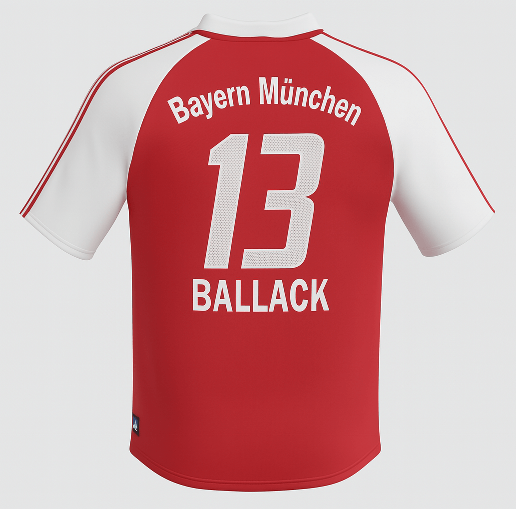 2004–05 Bayern Munich Home Ballack #13 (Feels Like New) - Size S
