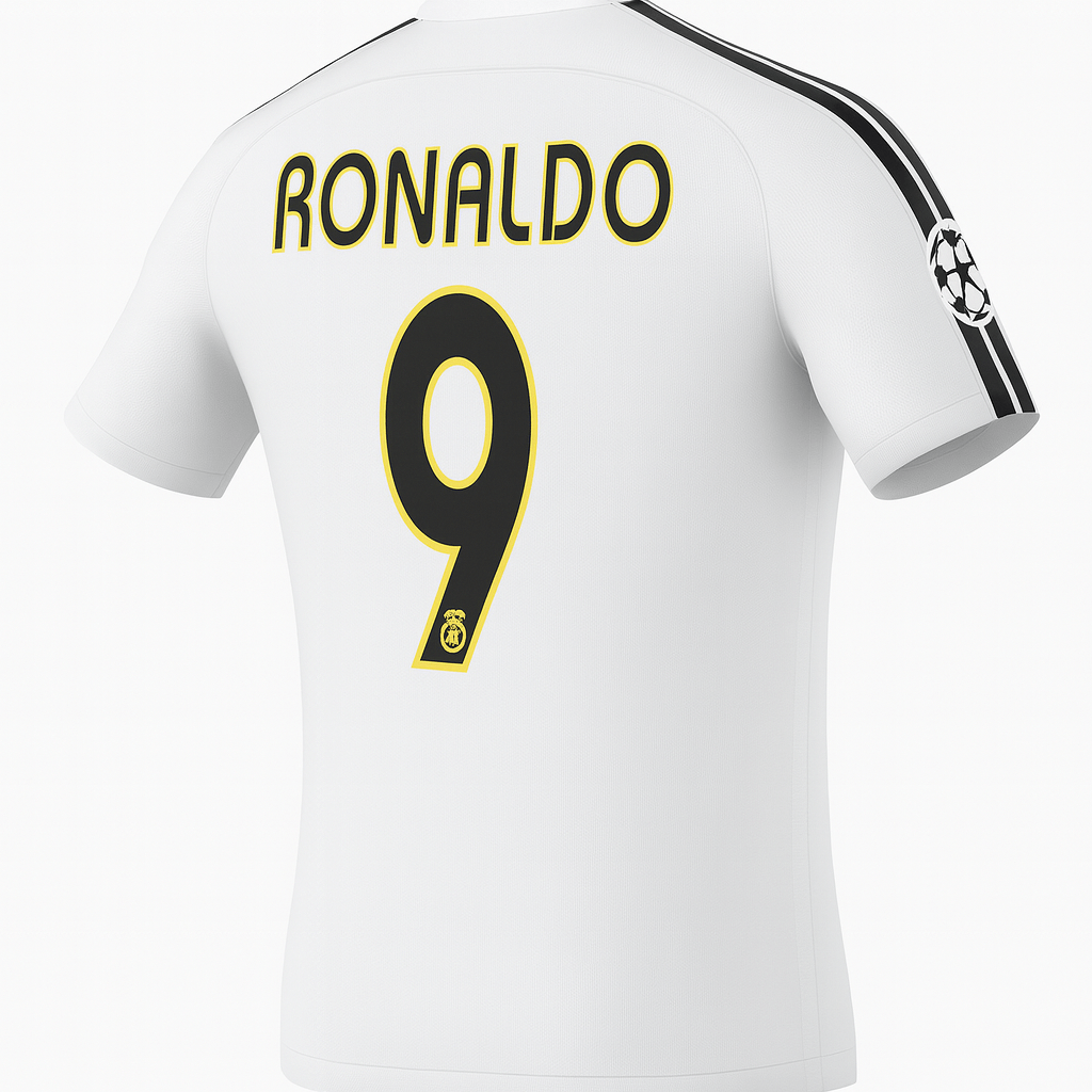 2004–05 Real Madrid Home Ronaldo #9 (Feels Like New) - Size S