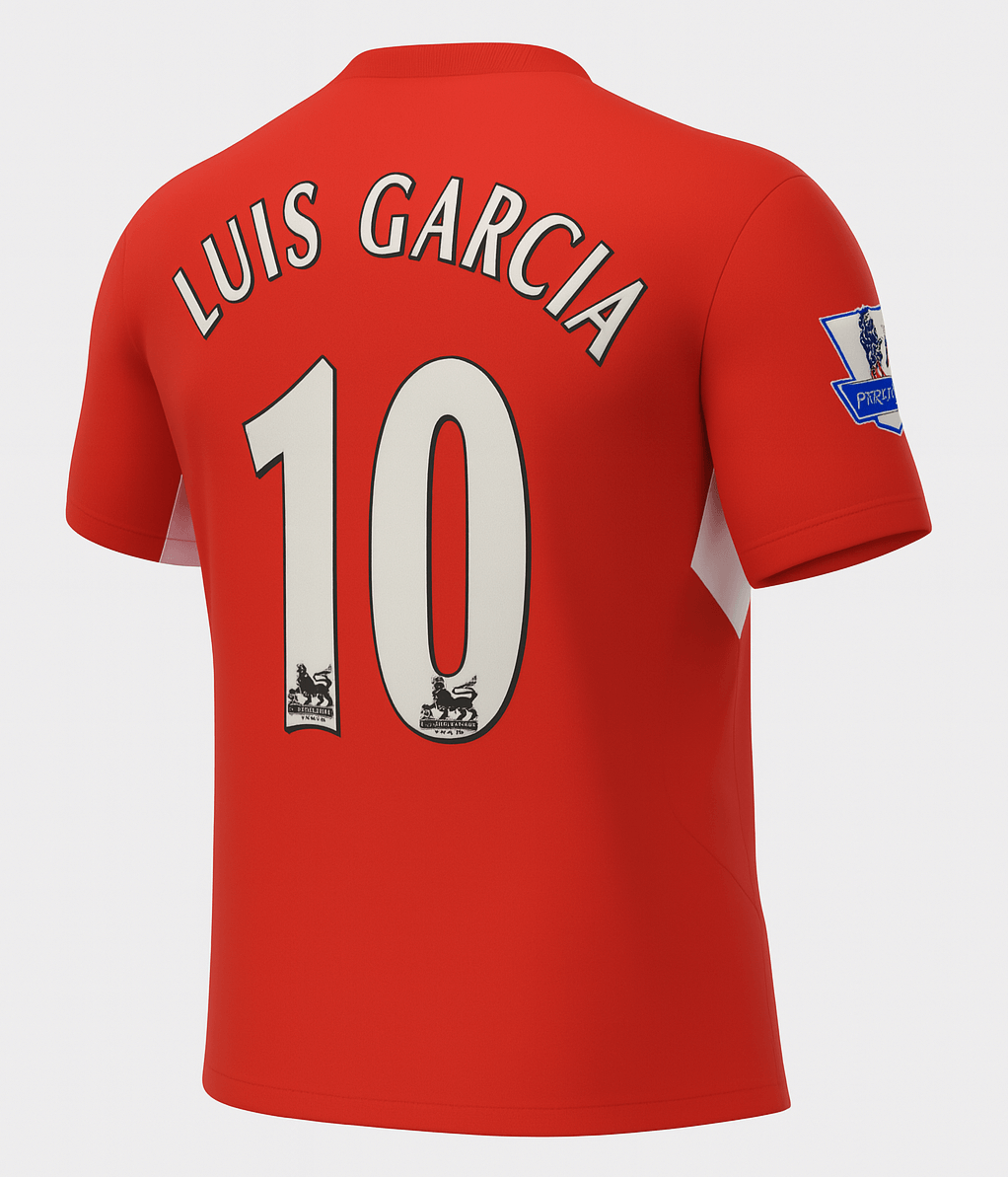 2004–06 Liverpool Home Luis Garcia #10 (Feels Like New) - Size XL