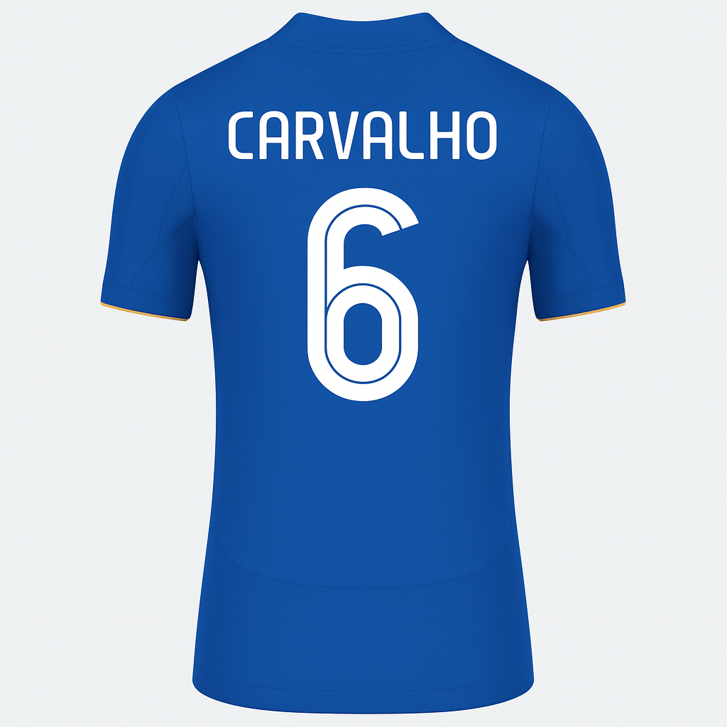 2005–06 Chelsea Home Carvalho #6 (Feels Like New) - Size XS