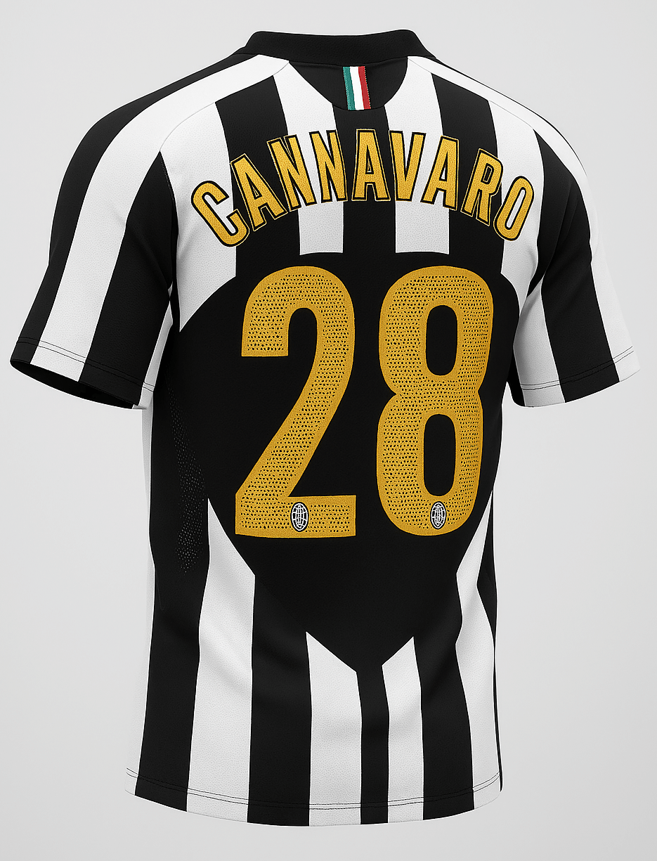 2005–06 Juventus Home Cannavaro #28 (Feels Like New) - Size XS