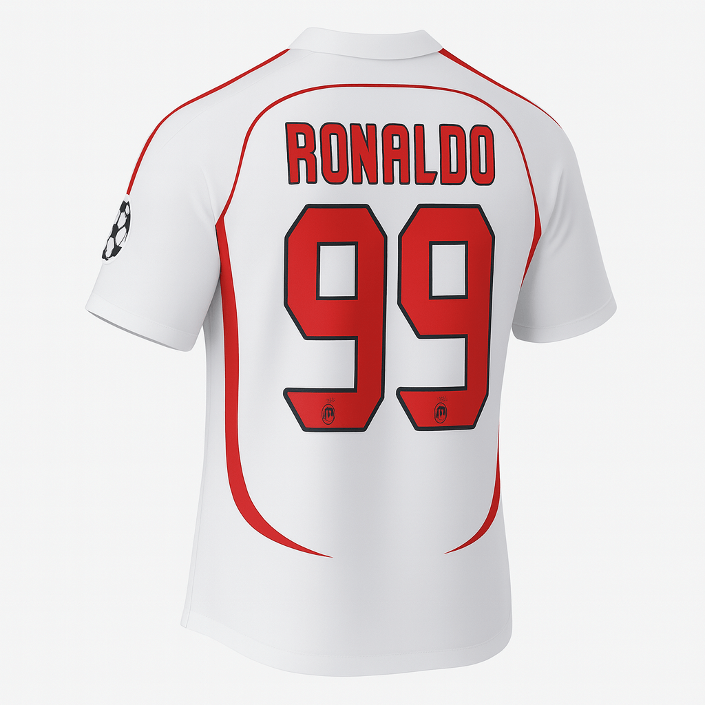 2006–07 AC Milan Away Ronaldo #99 (New) - Size S