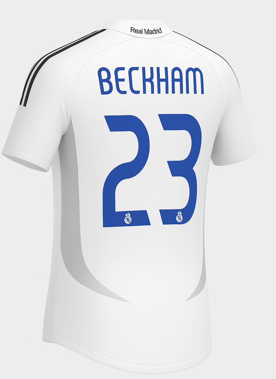 2006–07 Real Madrid Home Beckham #23 (New) - Size XS