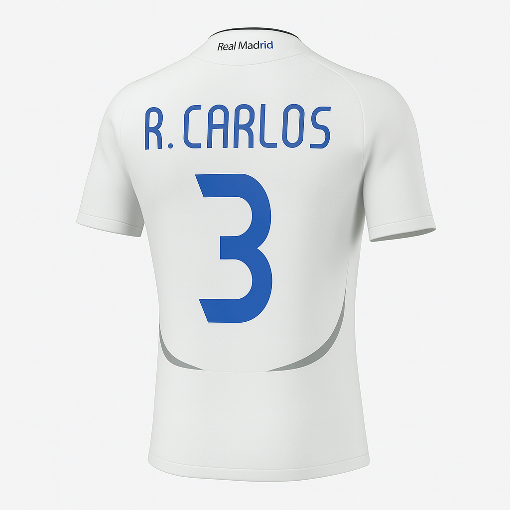 2006–07 Real Madrid Home Roberto Carlos #3 (New) - Size L