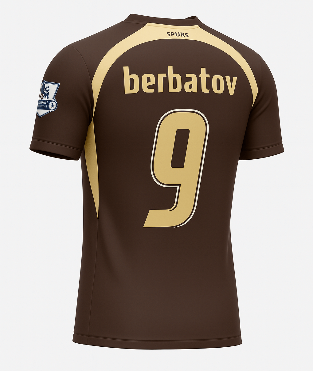2006–07 Tottenham Third Berbatov #9 (New) - Size XL
