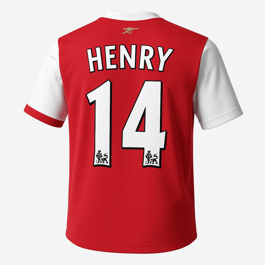 2006–08 Arsenal Home Henry #14 (New) - Size M