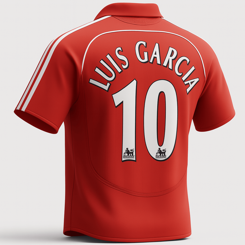 2006–08 Liverpool Home Luis Garcia #10 (New) - Size XS