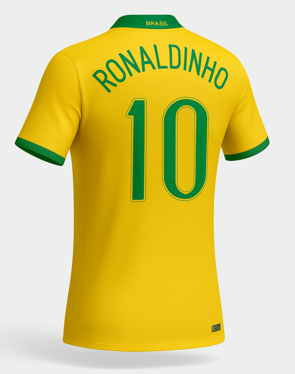 2006 Brazil Home Ronaldinho #10 (New) - Size S