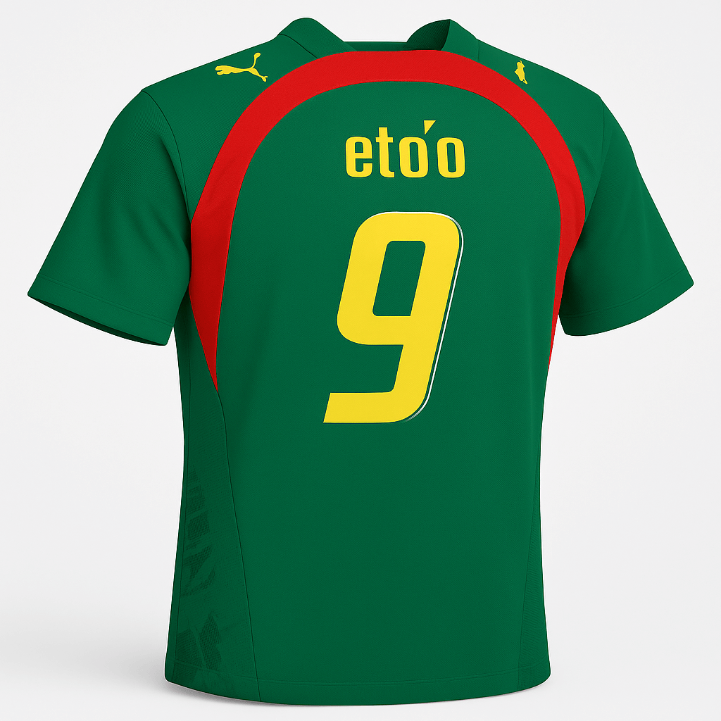 2006 Cameroon Home Eto'o #9 (New) - Size L