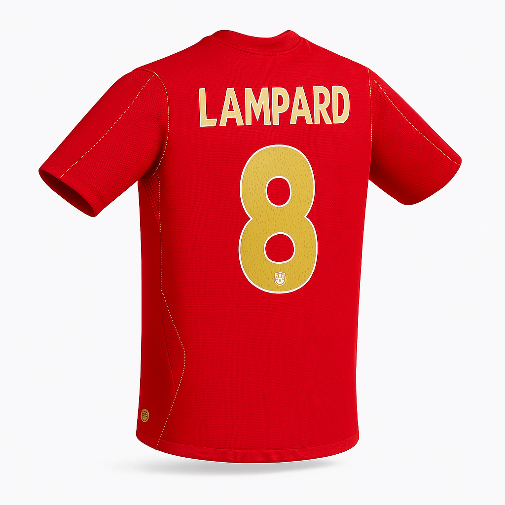 2006 England Away Lampard #8 (New) - Size XL
