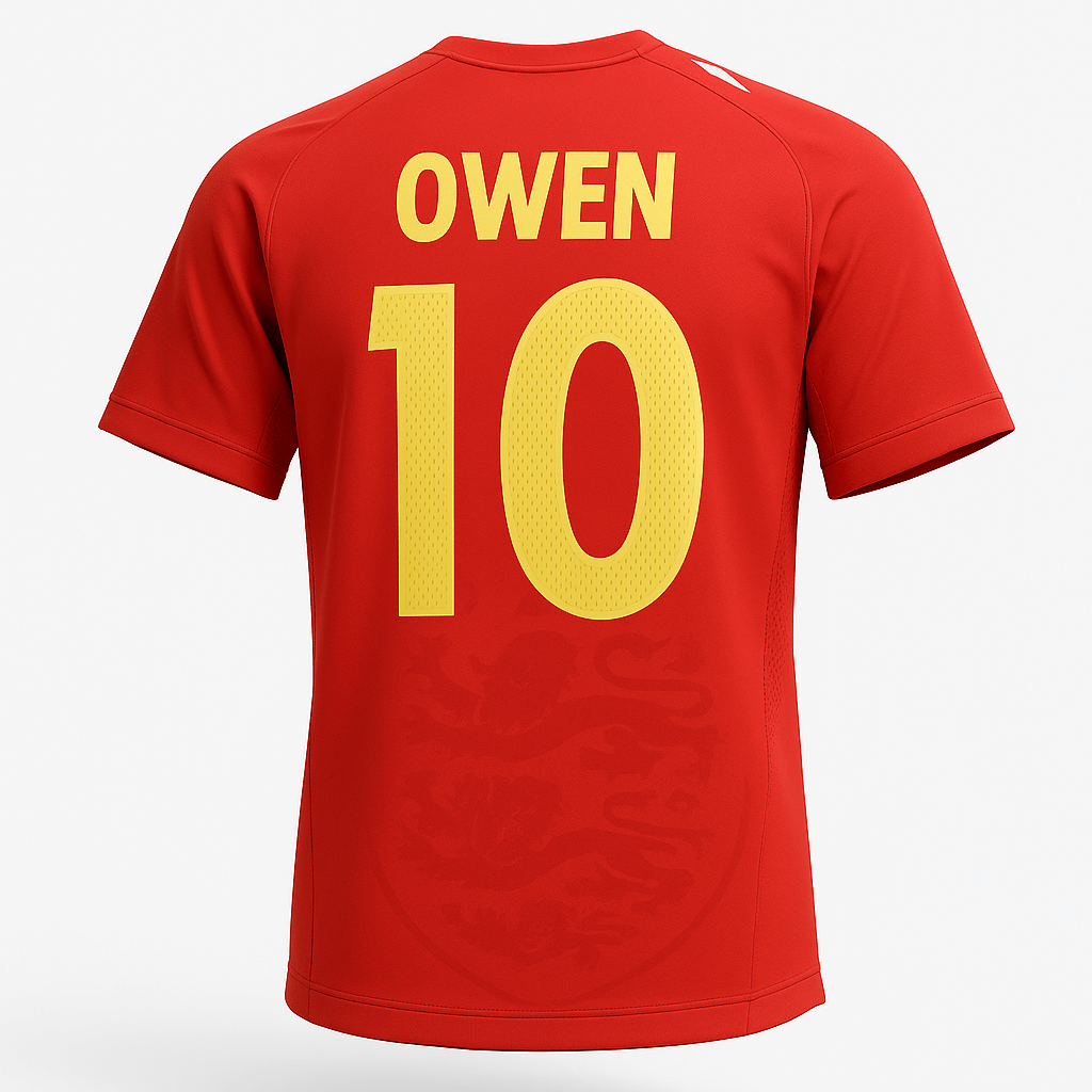 2006 England Away Owen #10 (New) - Size XXL