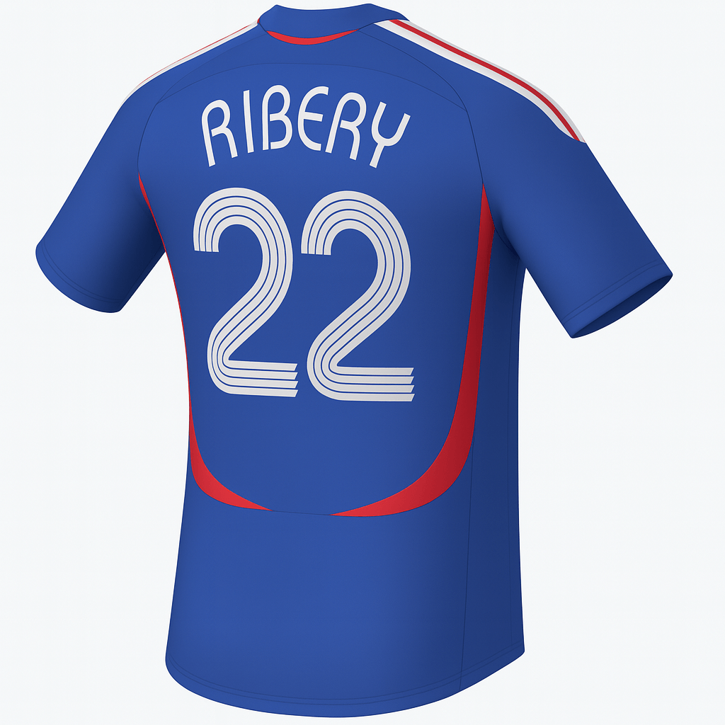 2006 France Home Ribery #22 (New) - Size XS