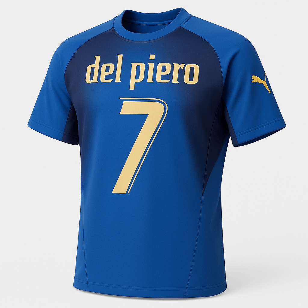 2006 Italy Home Del Piero #7 (New) - Size XXL
