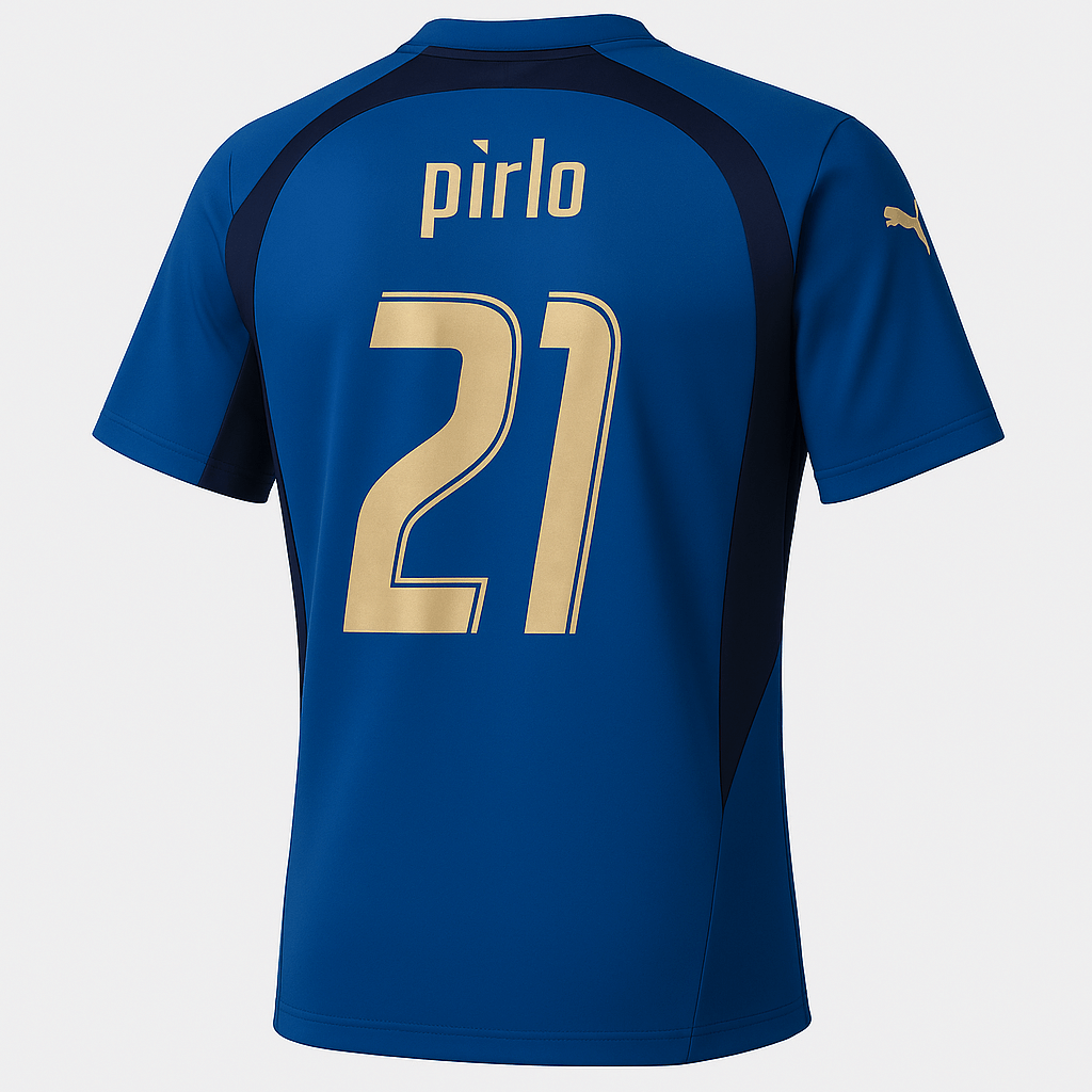 2006 Italy Home Pirlo #21 (New) - Size M