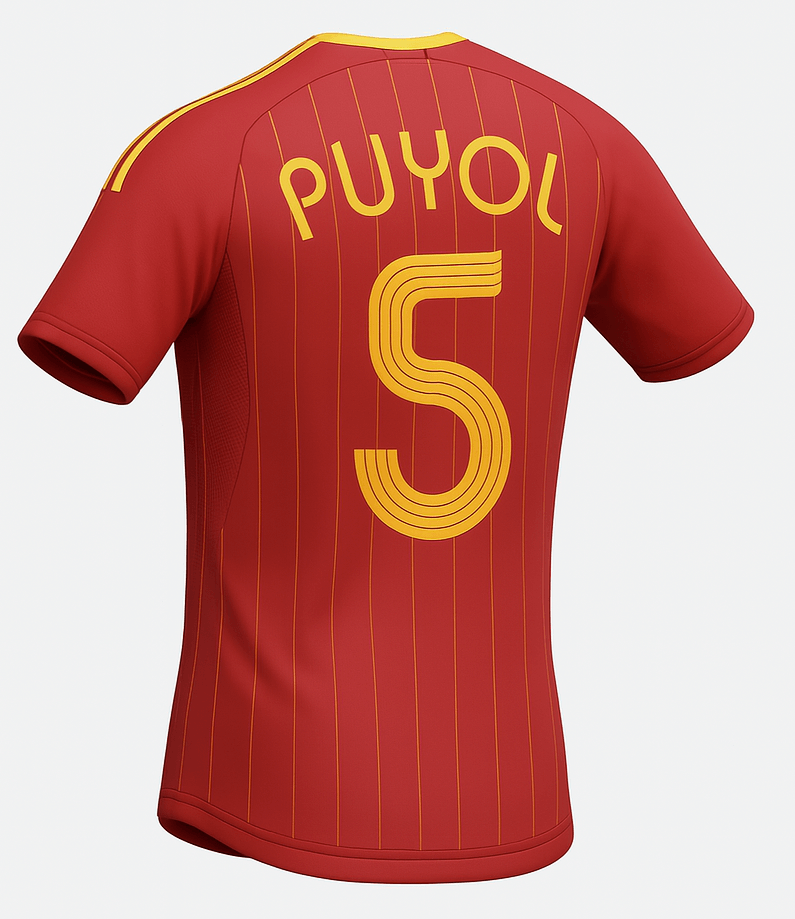 2006 Spain Home Puyol #5 (New) - Size S