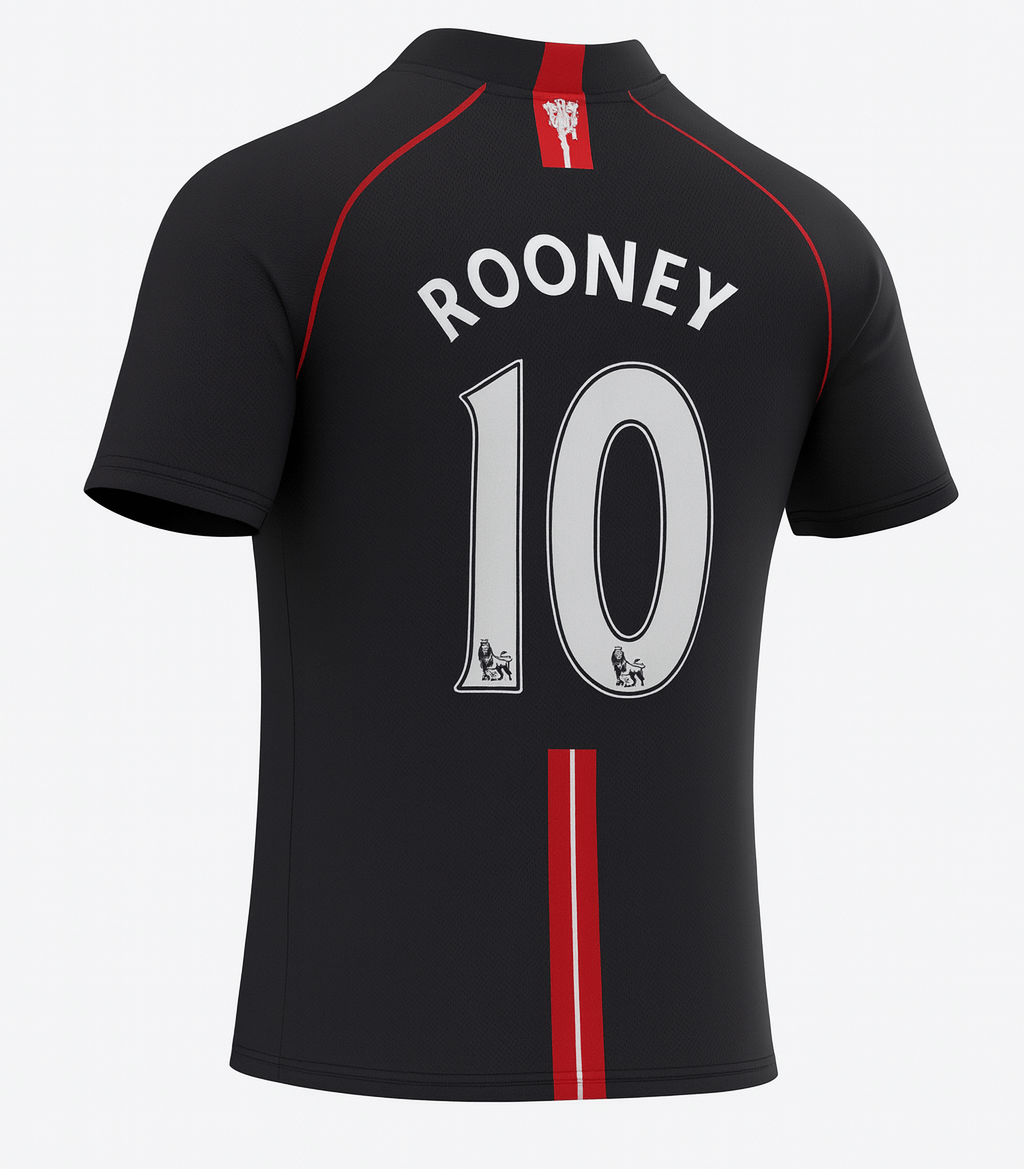 2007–08 Manchester United Away Rooney #10 (New) - Size S