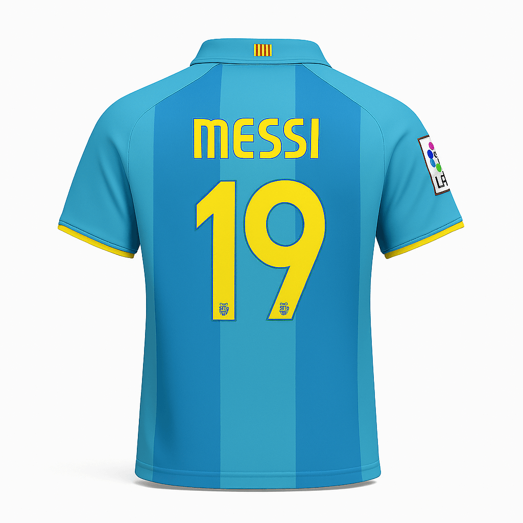 2007–09 Barcelona Away Messi #19 (New) - Size S