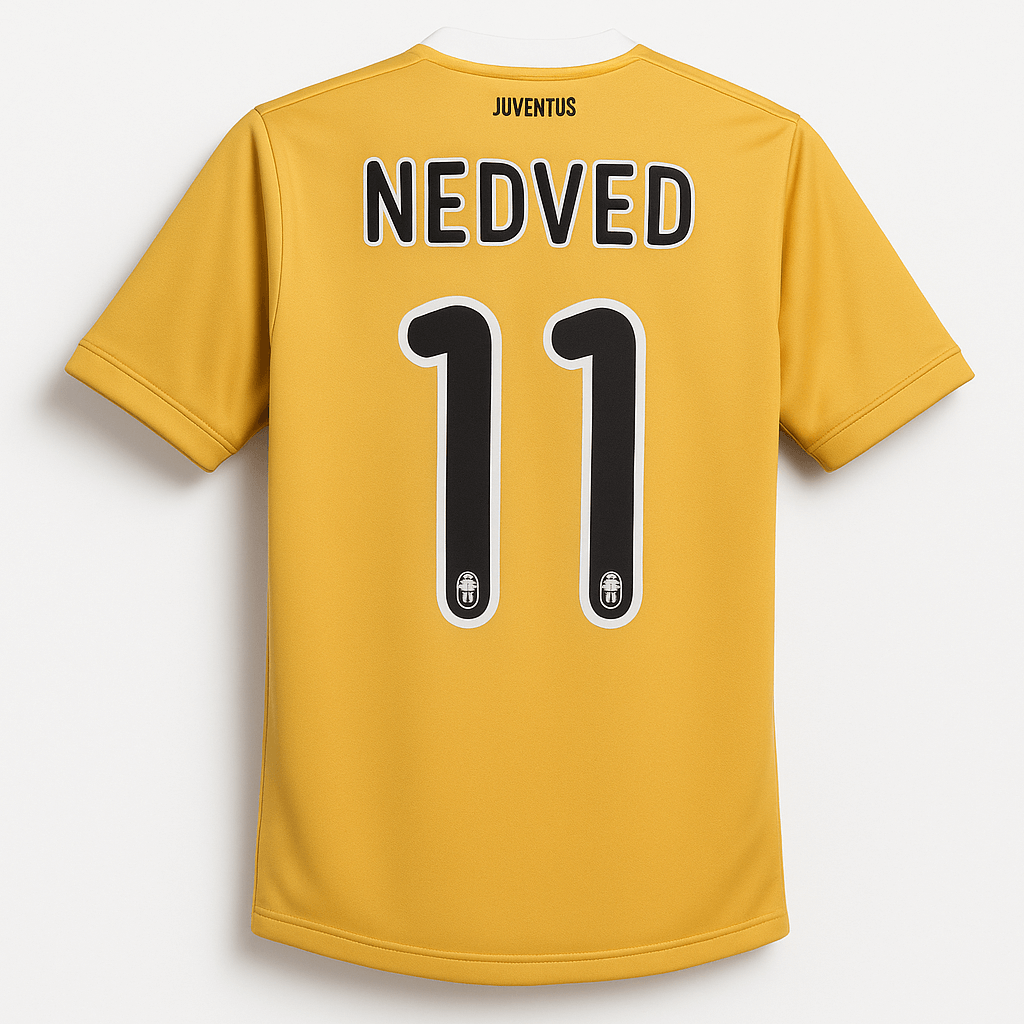 2008–09 Juventus Away Nedved #11 (New) - Size XL