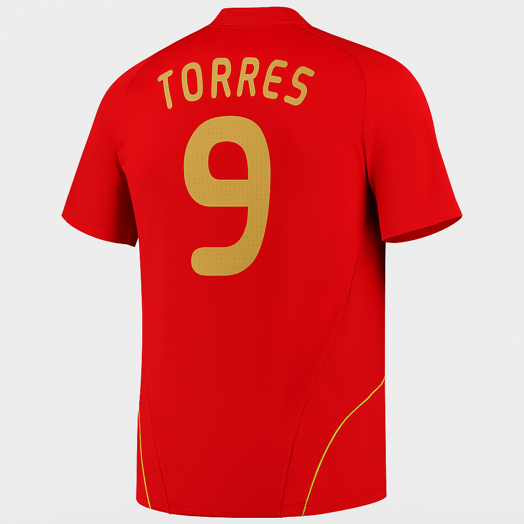 2008 Spain Home Torres #9 (New) - Size XS