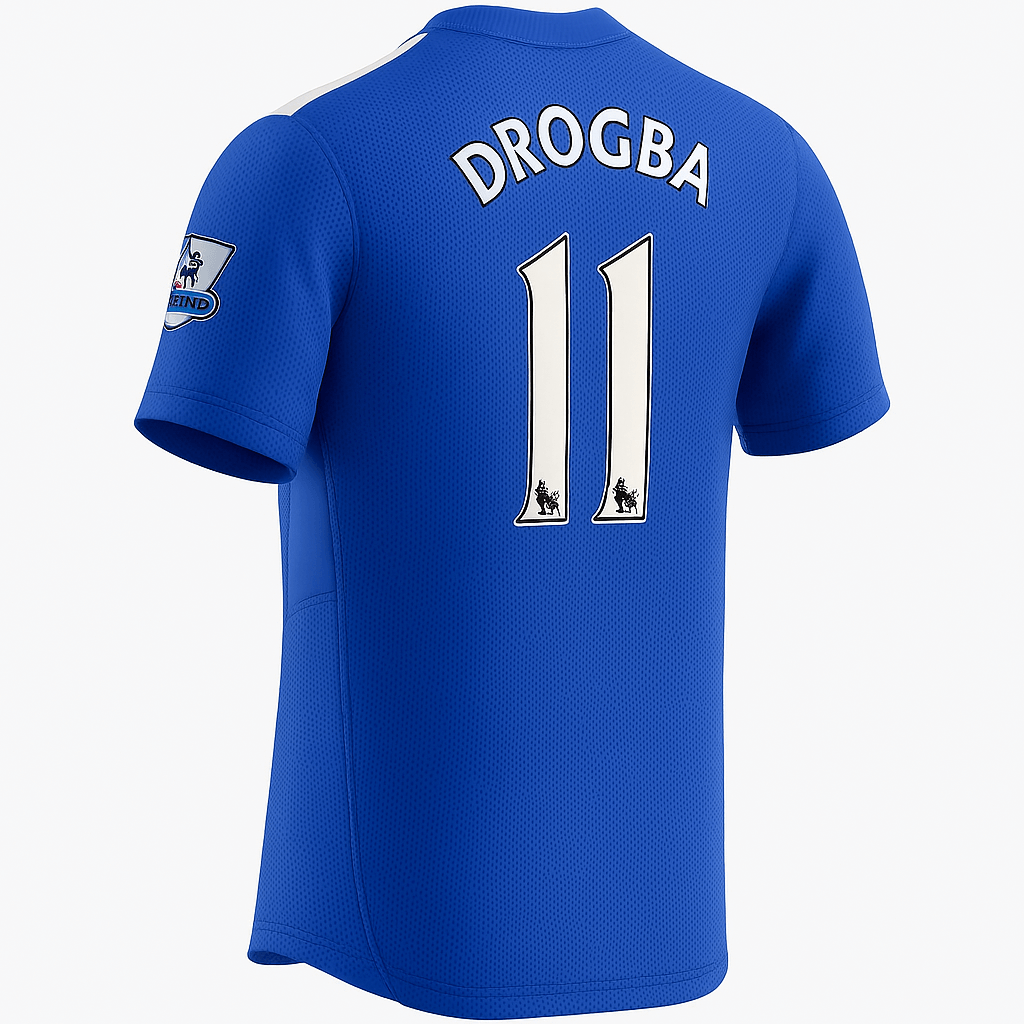 2009–10 Chelsea Home Drogba #11 (New) - Size XS