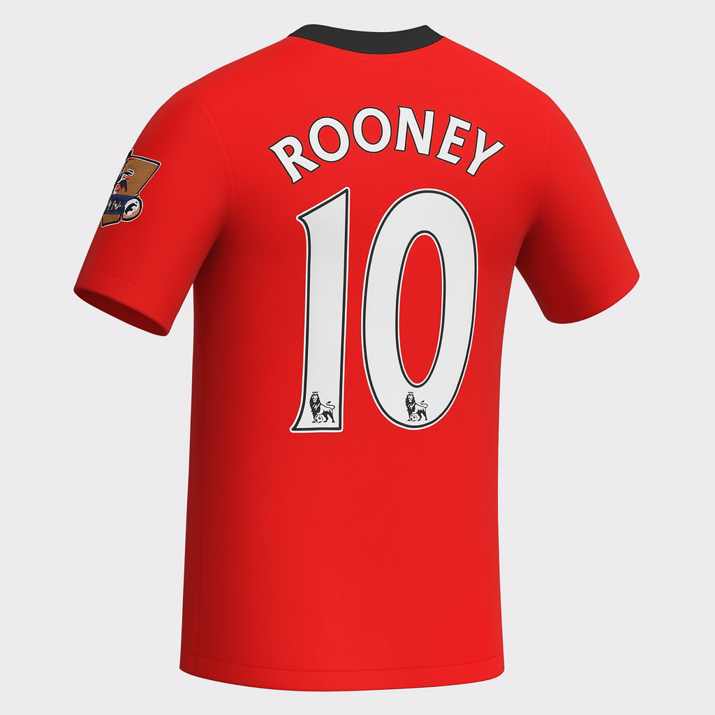 2009–10 Manchester United Home Rooney #10 (New) - Size XS