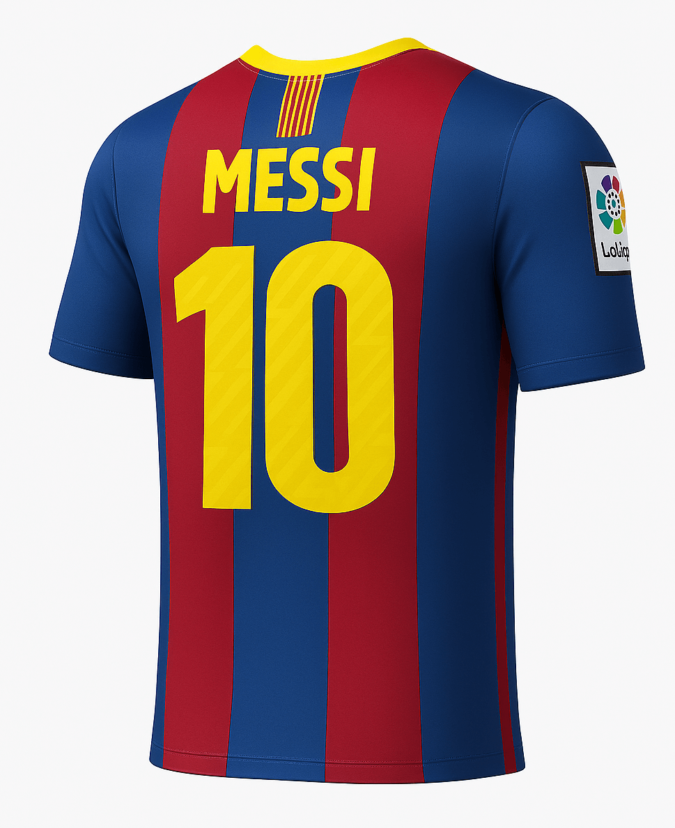 2010–11 Barcelona Home Messi #10 (New) - Size M