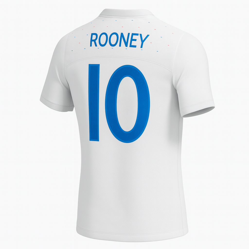2010 England Home Rooney #10 (New) - Size XS